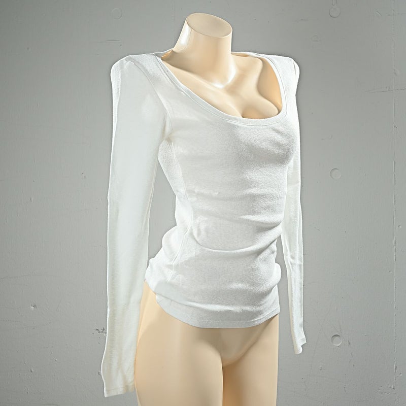 PredatorRatデザイン オリジナルカットソー長袖〈白〉