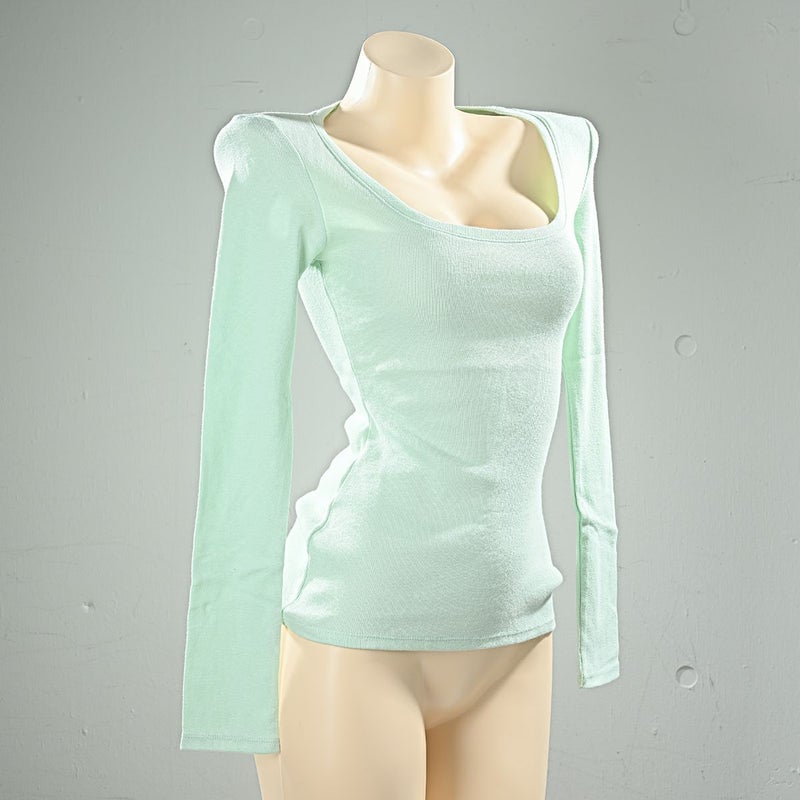 PredatorRatデザイン オリジナルカットソー長袖〈ミントグリーン〉