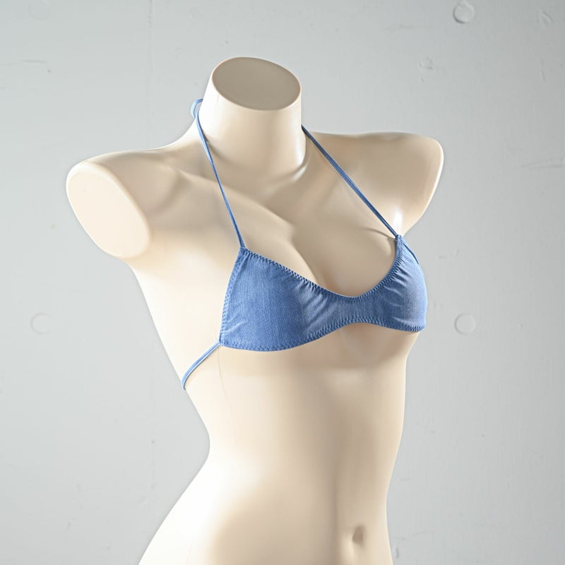 スポーツブラ ソフトデニム素材