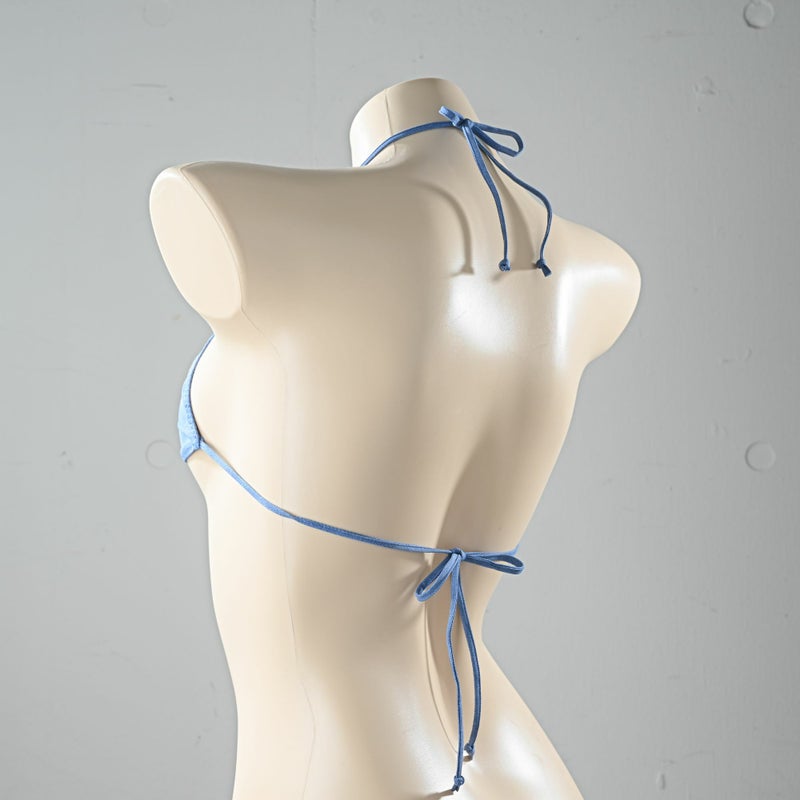 スポーツブラ ソフトデニム素材