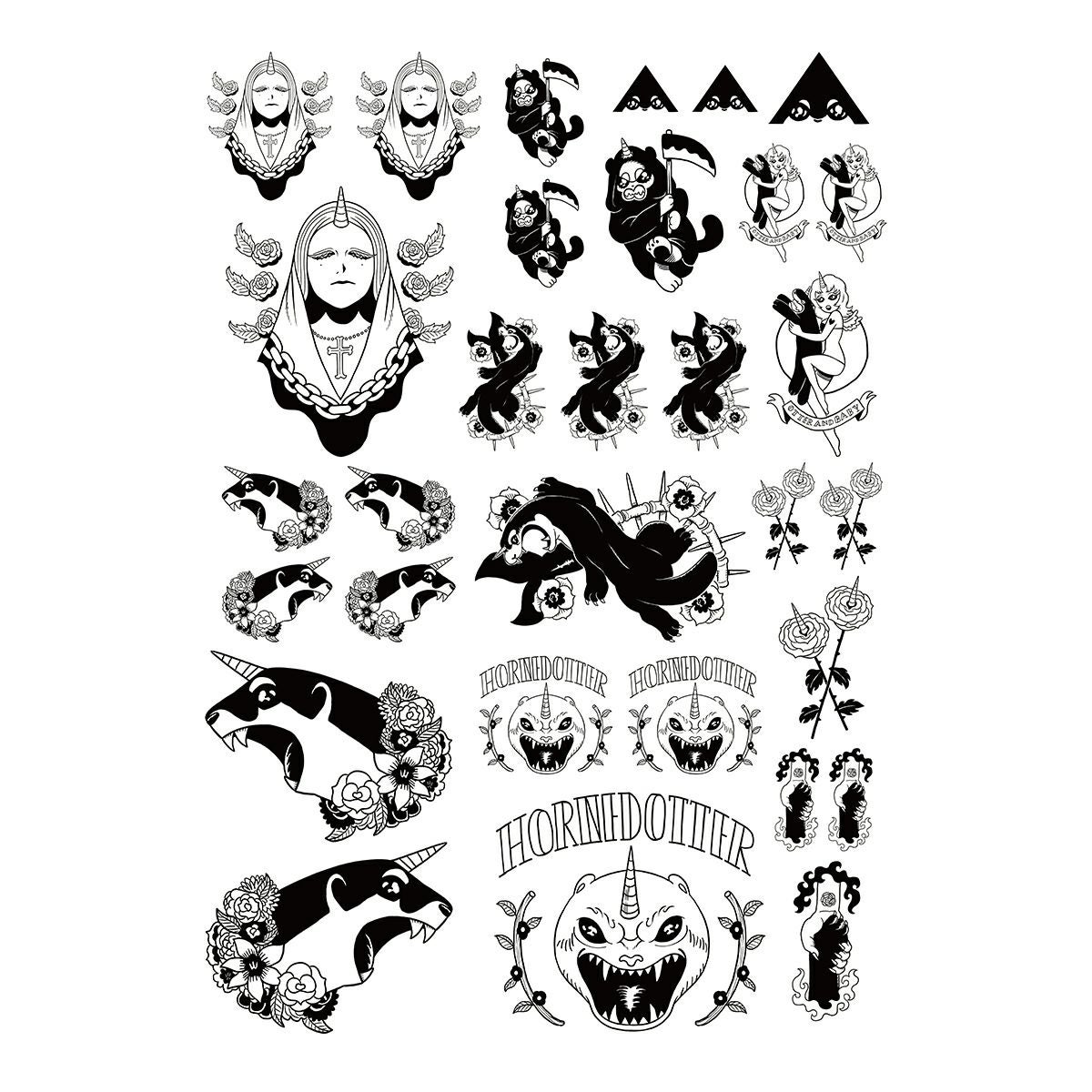 スドウ創太×PredatorRatタトゥーステッカー