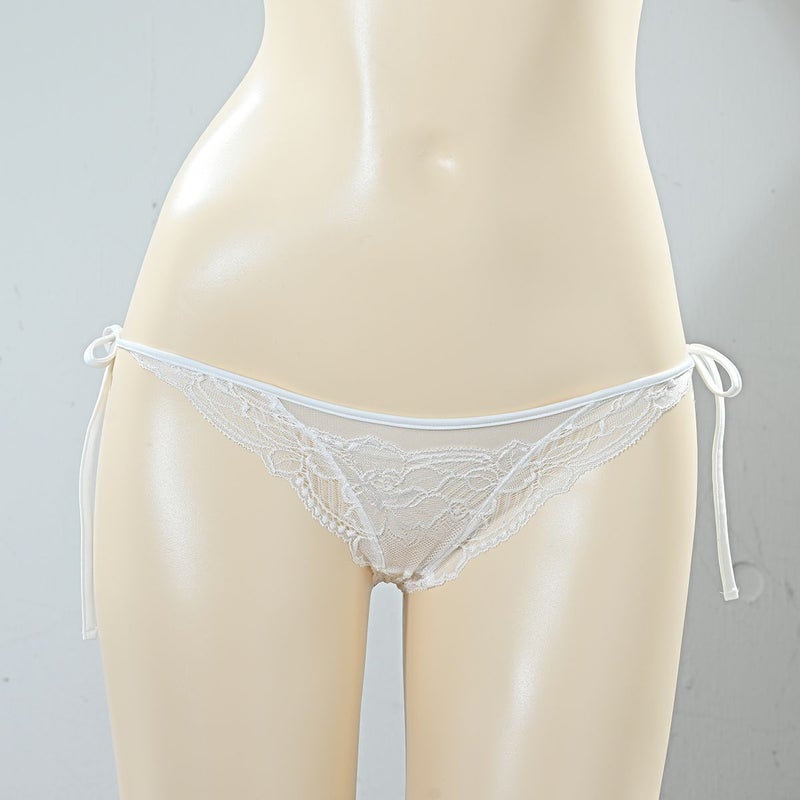 ドルチェシリーズ オープンクロッチレースハーフバック〈白〉